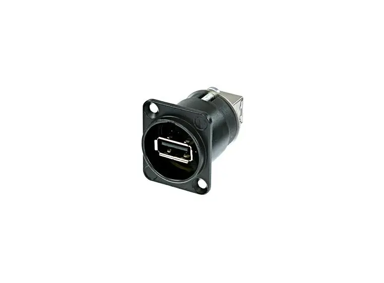 Neutrik NAUSB-W-B USB D type A-B sort 